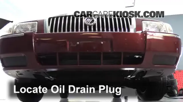 2009 Mercury Grand Marquis LS 4.6L V8 FlexFuel Aceite Cambiar aceite y filtro de aceite